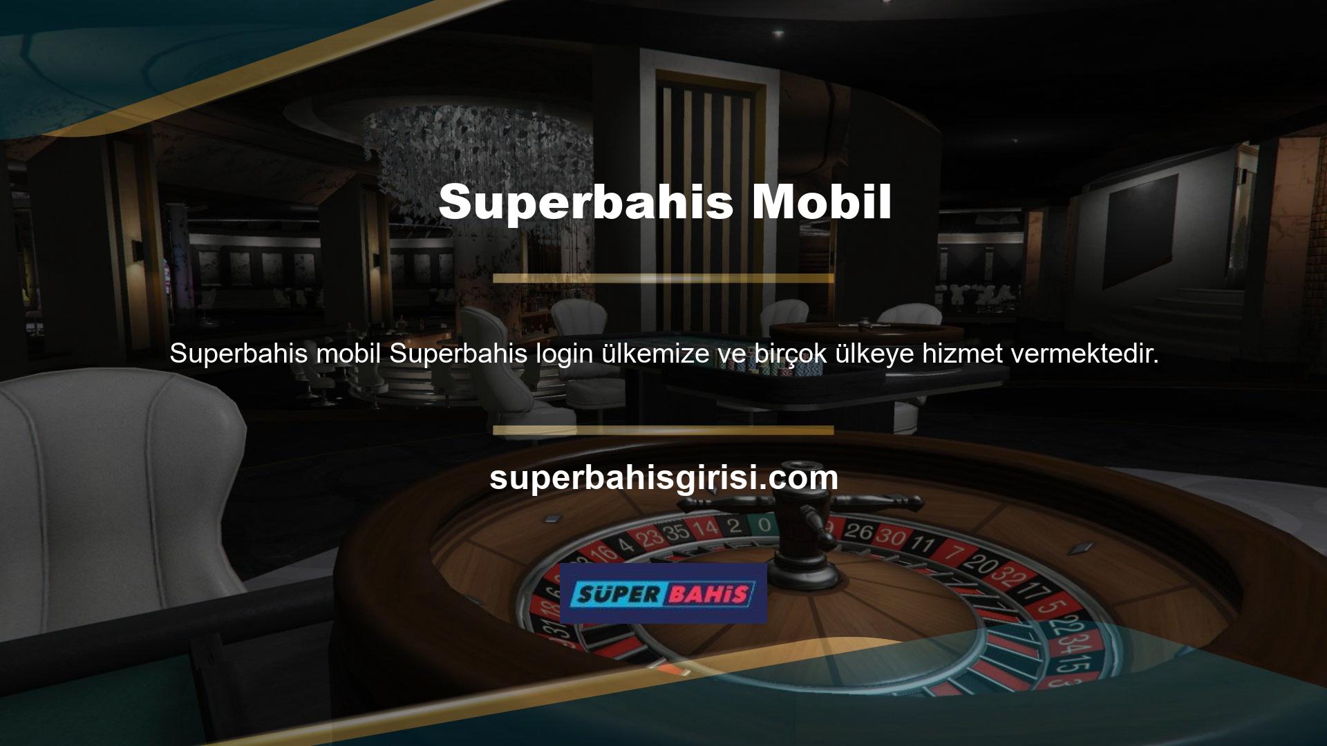 Bahis, canlı bahis, casino ve canlı casino işletmeciliği yapan Superbahis, yeni başlayanlar için popüler bir sitedir